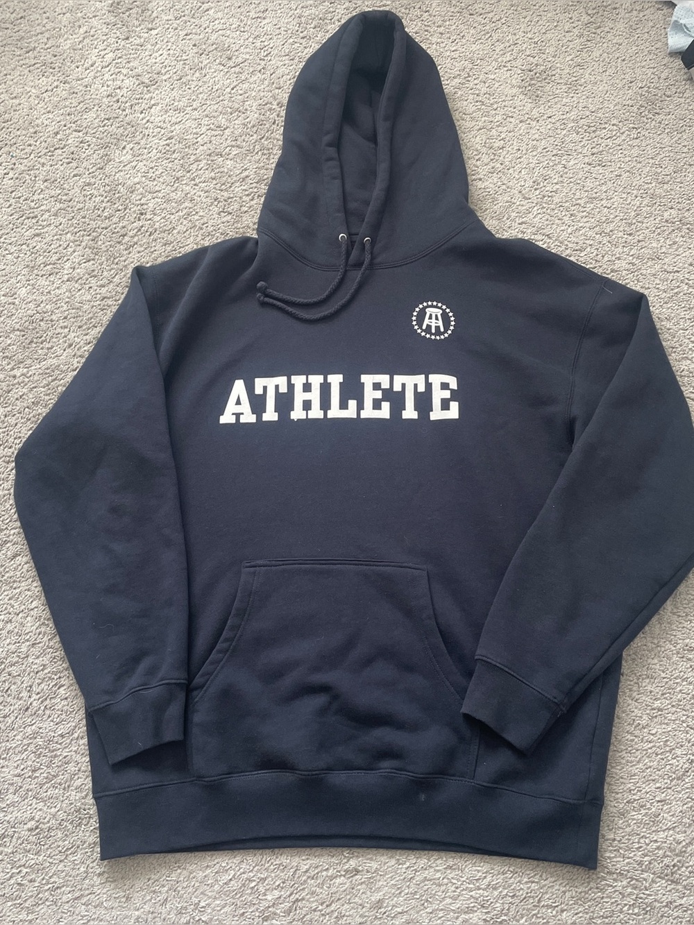 Barstool ‘ATHLETE’ Hoodie Navy XL